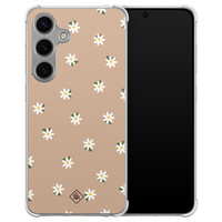 Casimoda Samsung Galaxy S24 shockproof hoesje - Sweet daisies