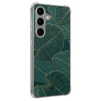 Casimoda Samsung Galaxy S24 shockproof hoesje - Monstera leaves