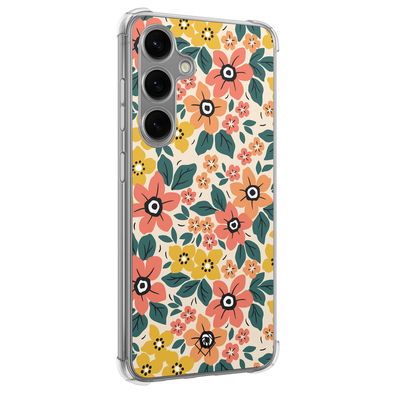 Casimoda Samsung Galaxy S24 shockproof hoesje - Blossom