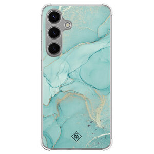 Casimoda Samsung Galaxy S24 shockproof hoesje - Touch of mint