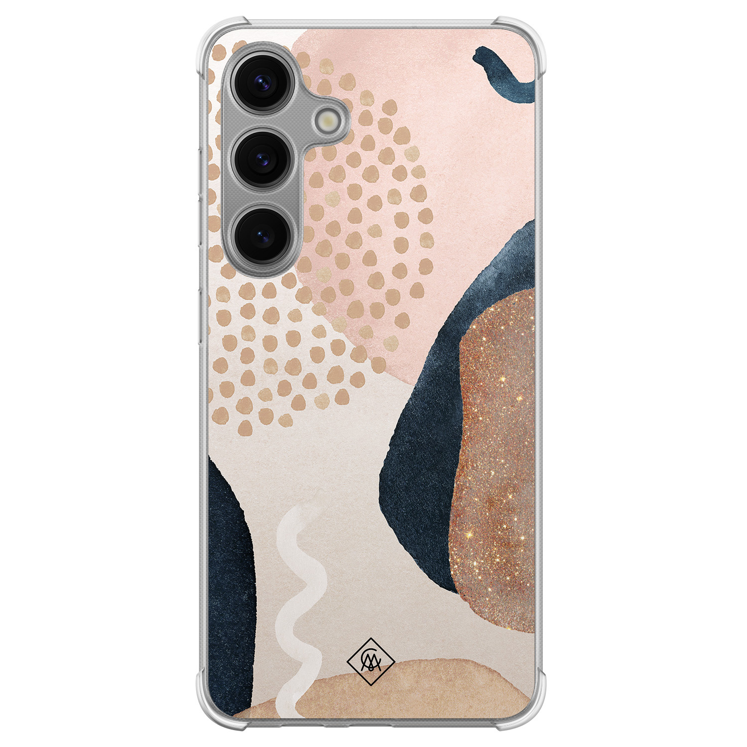 Samsung Galaxy S24 shockproof hoesje - Abstract dots