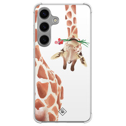Casimoda Samsung Galaxy S24 shockproof hoesje - Giraffe