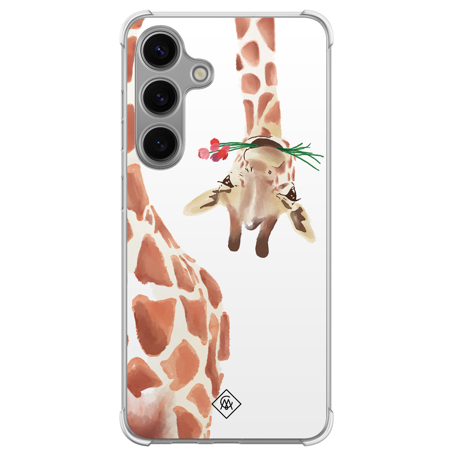 Samsung Galaxy S24 shockproof hoesje - Giraffe