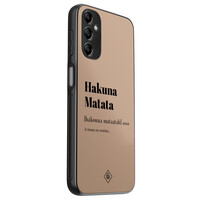 Casimoda Samsung Galaxy A14 hoesje - Hakuna matata