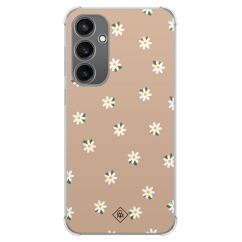 Casimoda Samsung Galaxy S23 FE shockproof hoesje - Sweet daisies