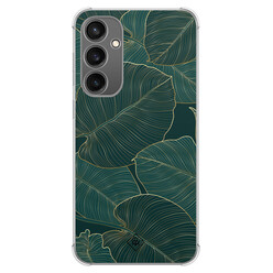 Casimoda Samsung Galaxy S23 FE shockproof hoesje - Monstera leaves