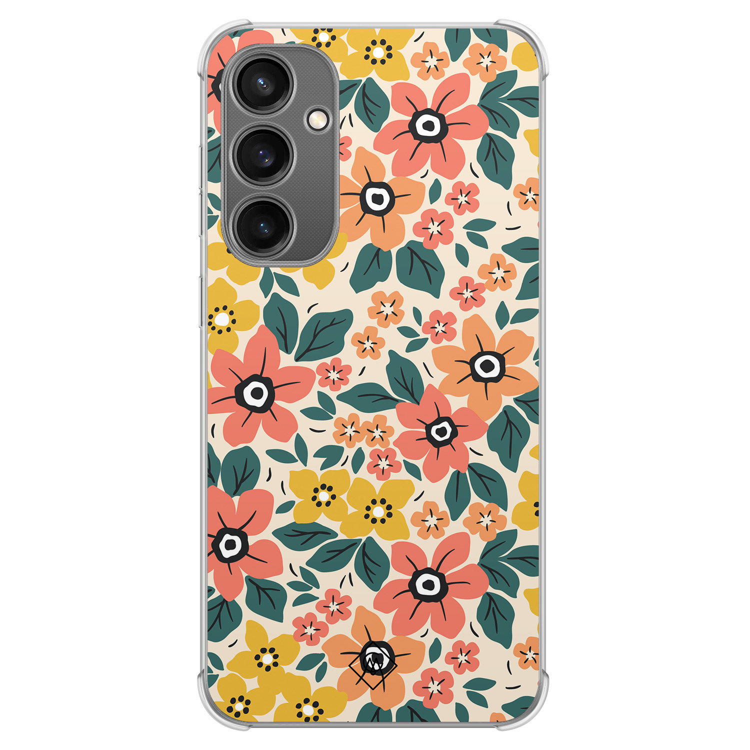 Samsung Galaxy S23 FE shockproof hoesje - Blossom