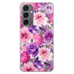 Casimoda Samsung Galaxy S23 FE shockproof hoesje - Rosy blooms