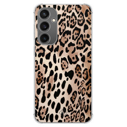 Casimoda Samsung Galaxy S23 FE shockproof hoesje - Golden wildcat