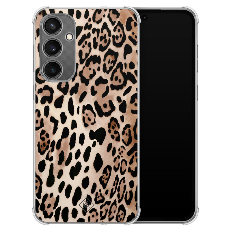 Casimoda Samsung Galaxy S23 FE shockproof hoesje - Golden wildcat