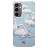 Casimoda Samsung Galaxy S23 FE shockproof hoesje - Zwanen