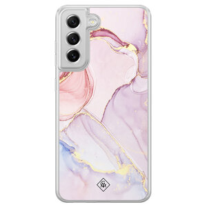 Casimoda Samsung Galaxy S21 FE hybride hoesje - Purple sky