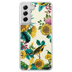 Casimoda Samsung Galaxy S21 FE hybride hoesje - Sunflowers