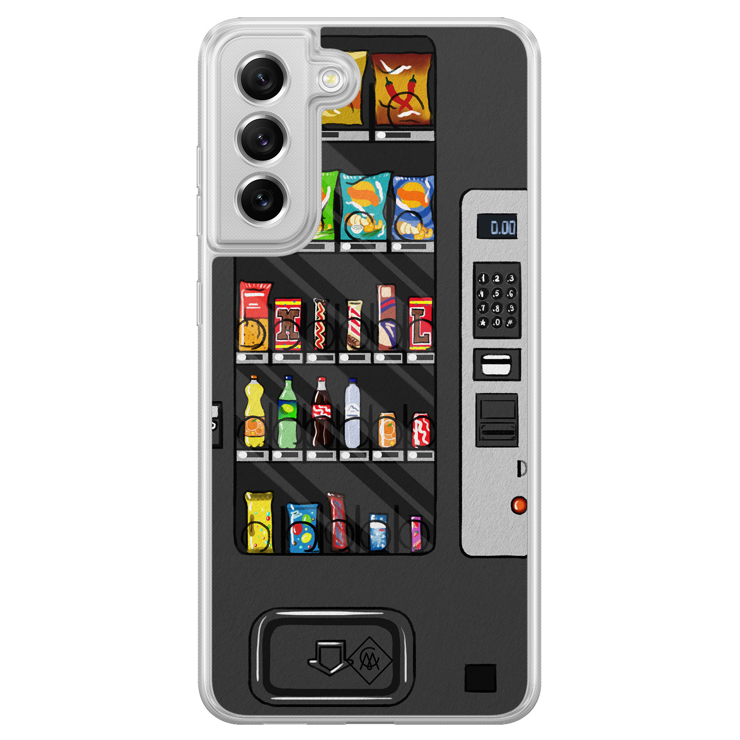 Samsung Galaxy S21 FE hybride hoesje - Snoepautomaat