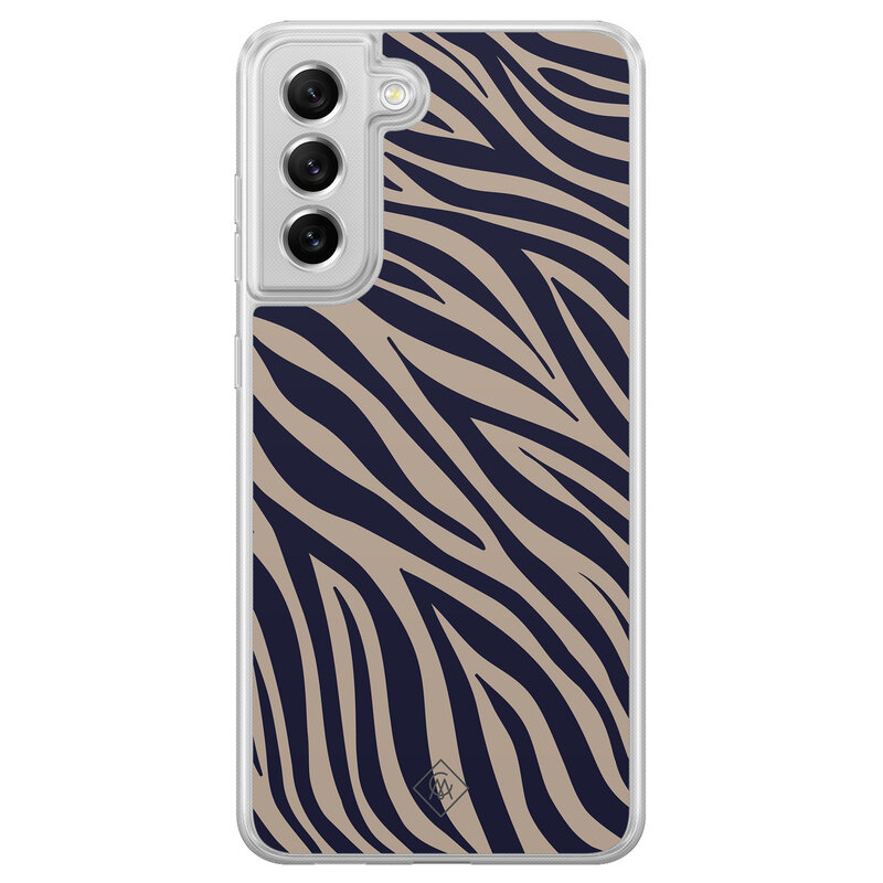 Casimoda Samsung Galaxy S21 FE hybride hoesje - Wavy twist