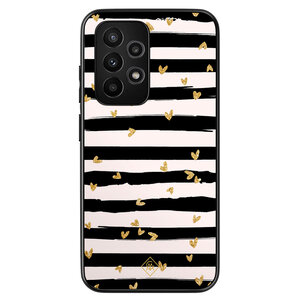 Casimoda Samsung Galaxy A52 hoesje - Hart streepjes