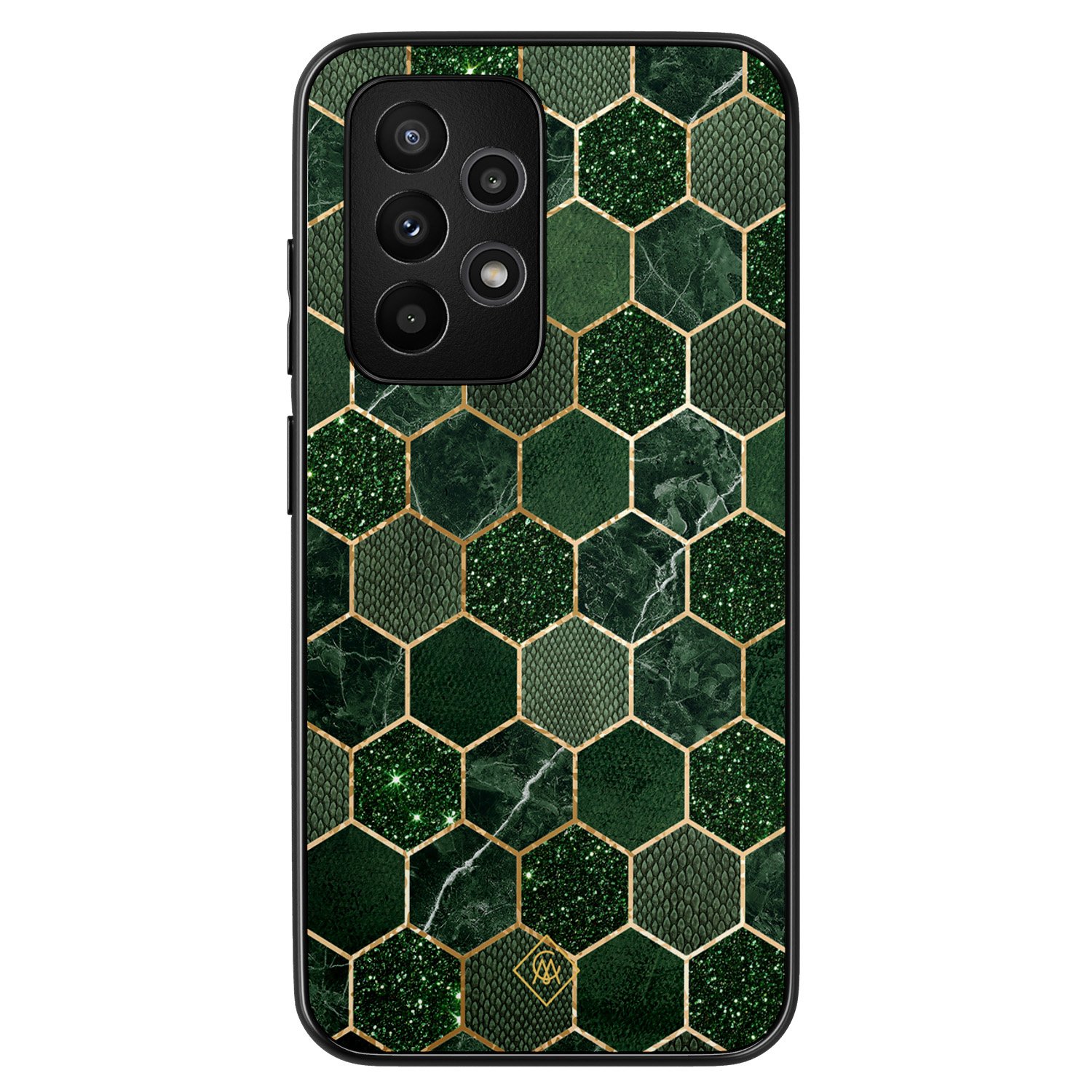 Samsung Galaxy A52 hoesje - Kubus groen