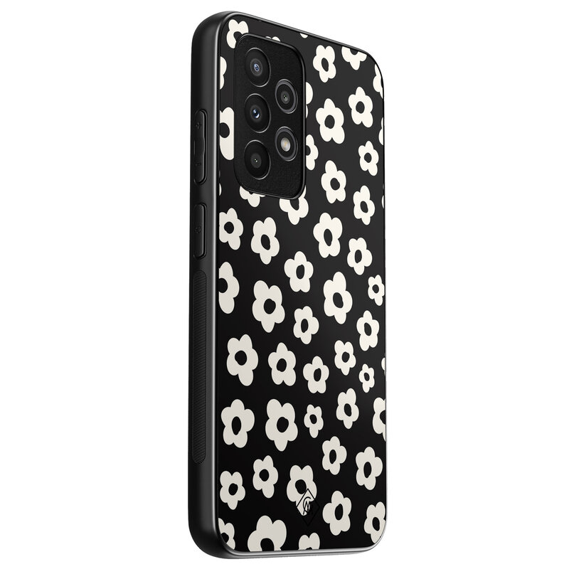 Casimoda Samsung Galaxy A52 hoesje - Retro bloempjes