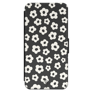 Casimoda iPhone 15 flipcase - Retro bloempjes