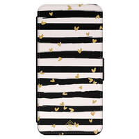 Casimoda iPhone 15 flipcase - Hart streepjes