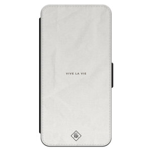 Casimoda iPhone 15 Pro flipcase - Vive la vie
