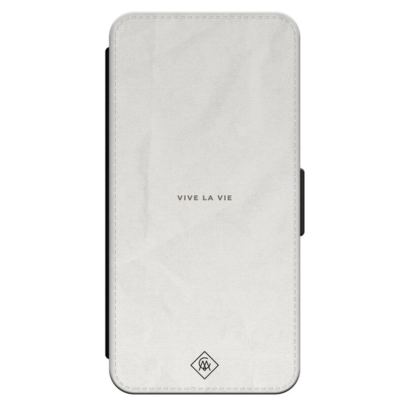 Casimoda iPhone 15 Pro flipcase - Vive la vie