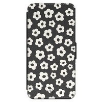 Casimoda iPhone 15 Pro flipcase - Retro bloempjes