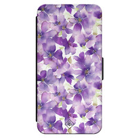 Casimoda iPhone 15 Pro flipcase - Floral violet
