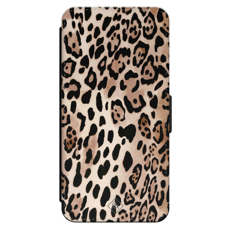 Casimoda iPhone 15 Pro flipcase - Luipaardprint