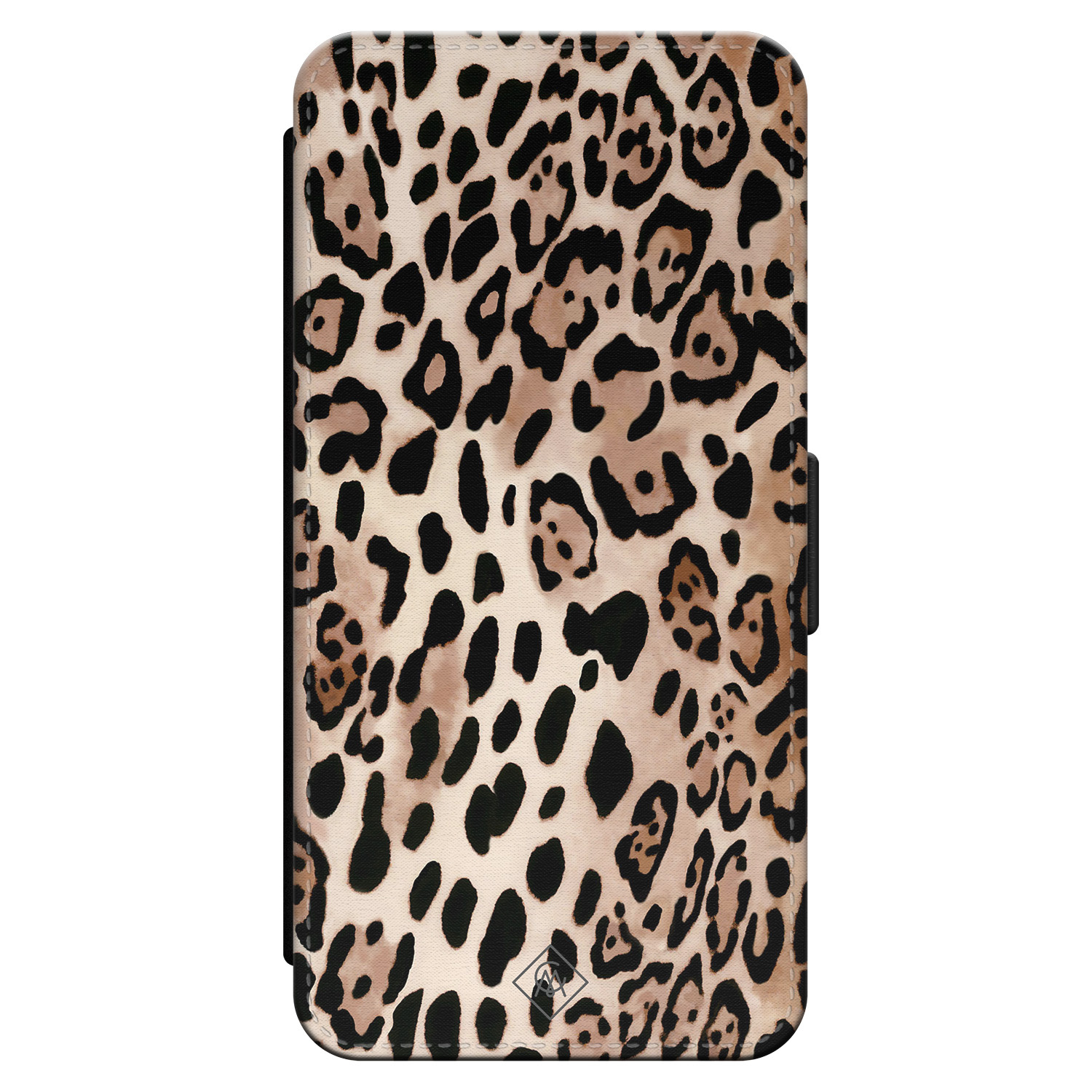 iPhone 15 Pro flipcase - Luipaardprint