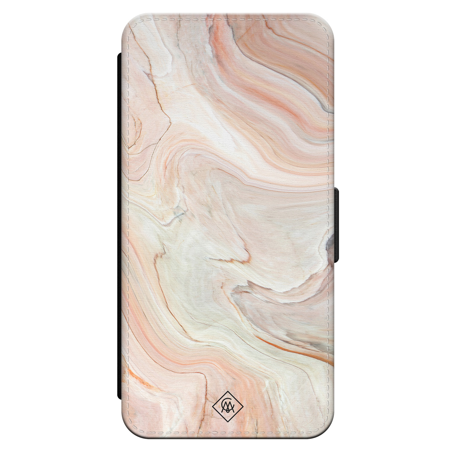 iPhone 15 Pro flipcase - Marmer waves