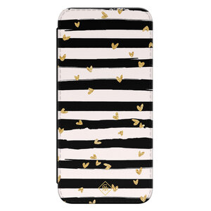 Casimoda Samsung Galaxy A14 flipcase - Hart streepjes