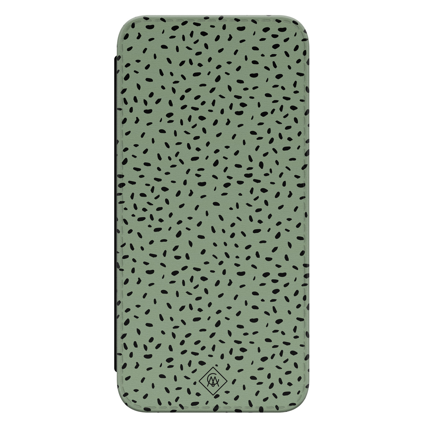 Samsung Galaxy A14 flipcase - Green confetti