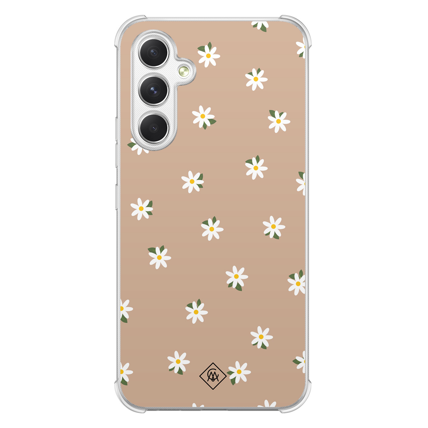 Samsung Galaxy A15 shockproof hoesje - Sweet daisies