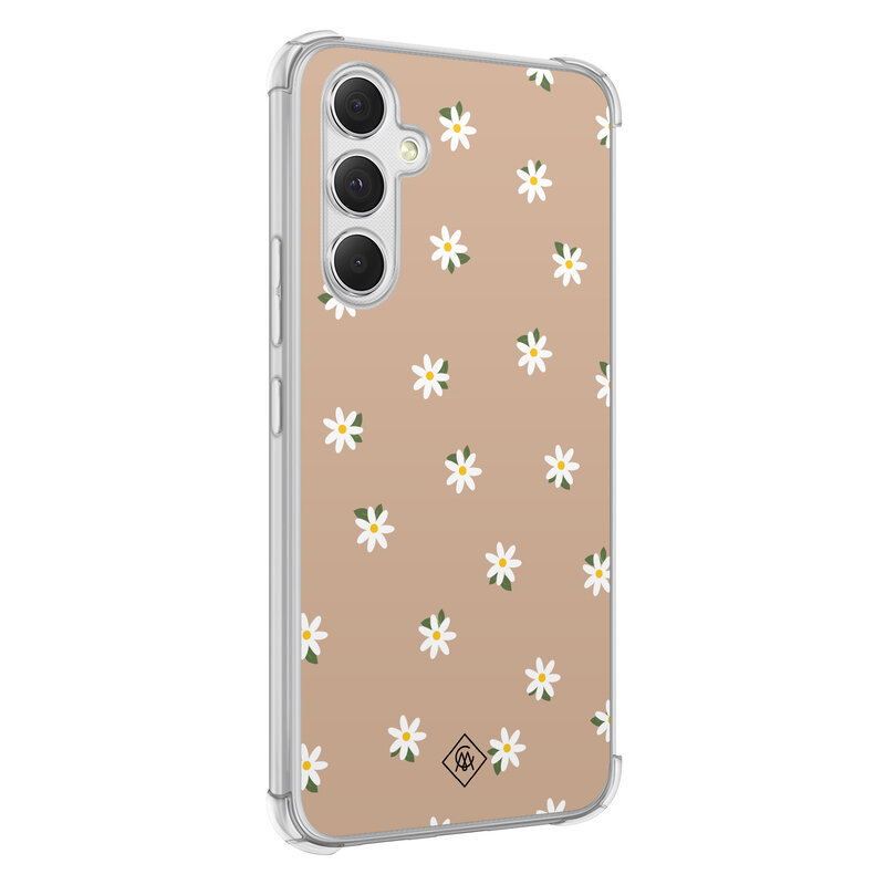 Casimoda Samsung Galaxy A15 shockproof hoesje - Sweet daisies