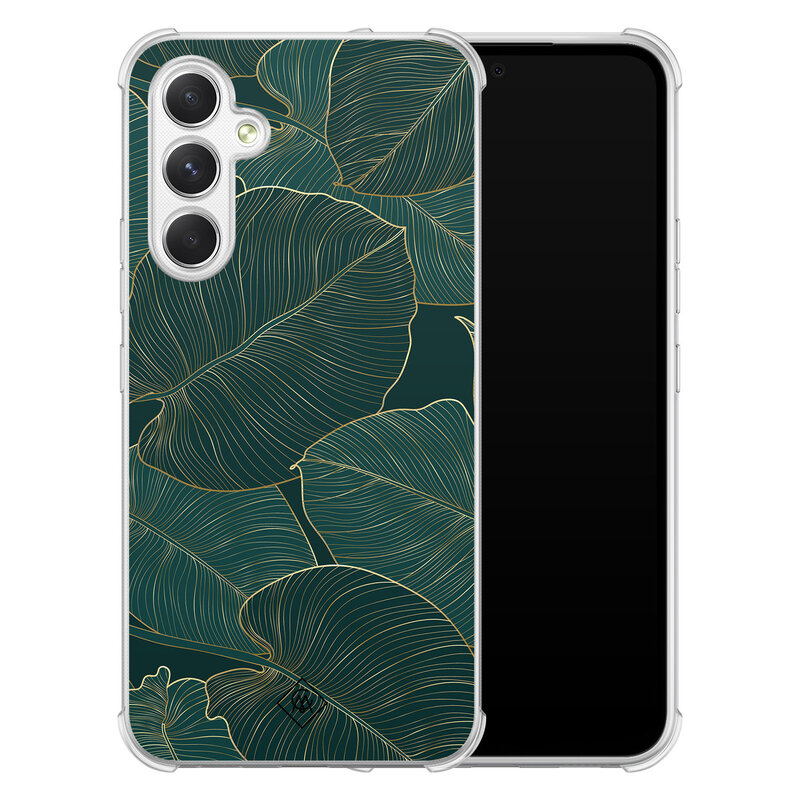 Casimoda Samsung Galaxy A15 shockproof hoesje - Monstera leaves