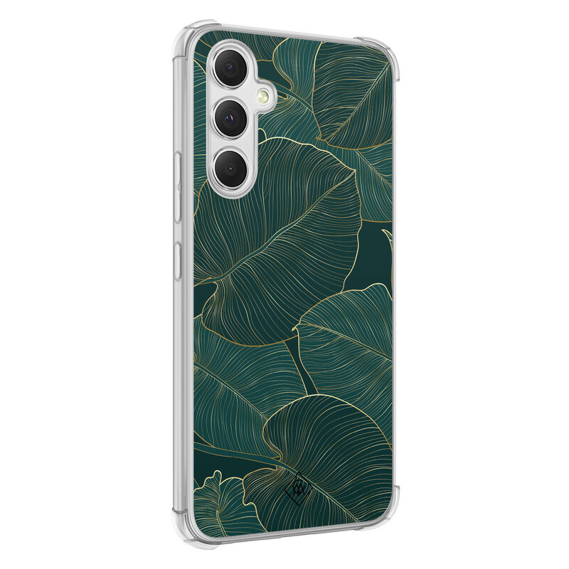 Casimoda Samsung Galaxy A15 shockproof hoesje - Monstera leaves