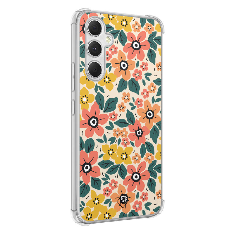 Casimoda Samsung Galaxy A15 shockproof hoesje - Blossom