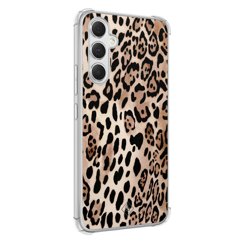 Casimoda Samsung Galaxy A15 shockproof hoesje - Golden wildcat