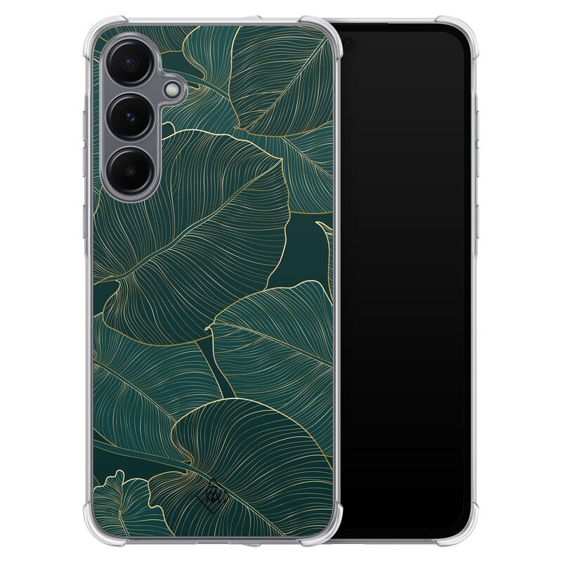 Casimoda Samsung Galaxy A35 shockproof hoesje - Monstera leaves