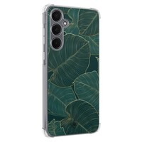 Casimoda Samsung Galaxy A35 shockproof hoesje - Monstera leaves