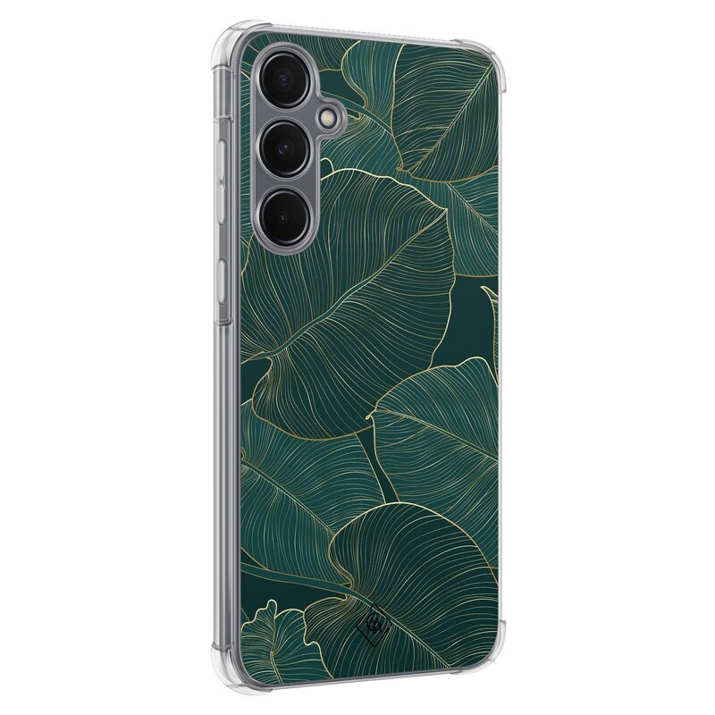 Casimoda Samsung Galaxy A35 shockproof hoesje - Monstera leaves