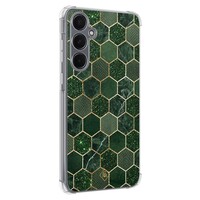 Casimoda Samsung Galaxy A35 shockproof hoesje - Kubus groen