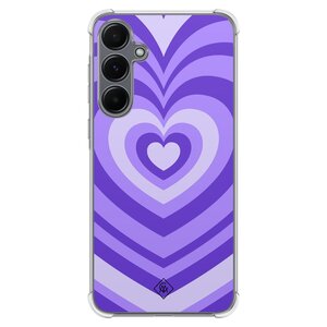 Casimoda Samsung Galaxy A35 shockproof hoesje - Hart lila