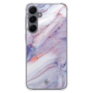 Casimoda Samsung Galaxy A35 shockproof hoesje - Marmer paars