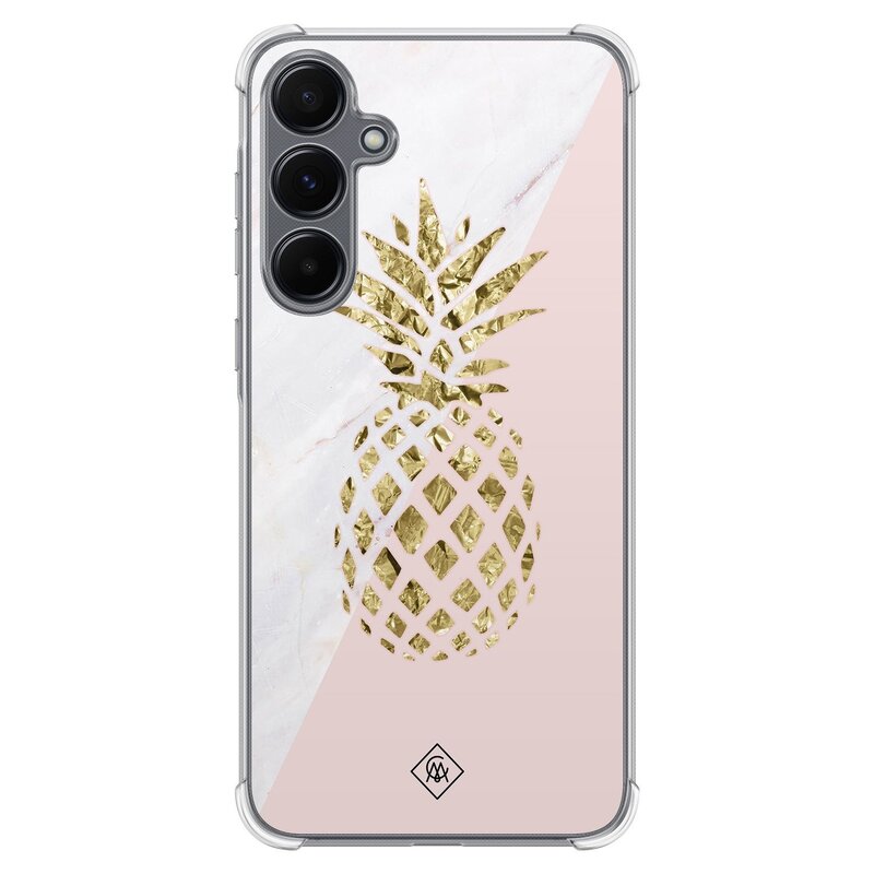 Casimoda Samsung Galaxy A35 shockproof hoesje - Ananas