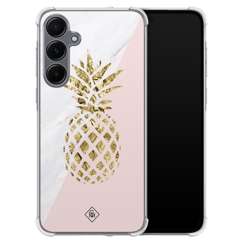 Casimoda Samsung Galaxy A35 shockproof hoesje - Ananas