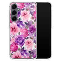 Casimoda Samsung Galaxy A35 shockproof hoesje - Rosy blooms
