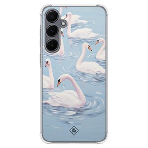 Casimoda Samsung Galaxy A35 shockproof hoesje - Flower touch