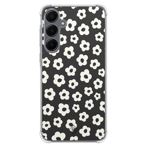 Casimoda Samsung Galaxy A35 shockproof hoesje - Retro bloempjes